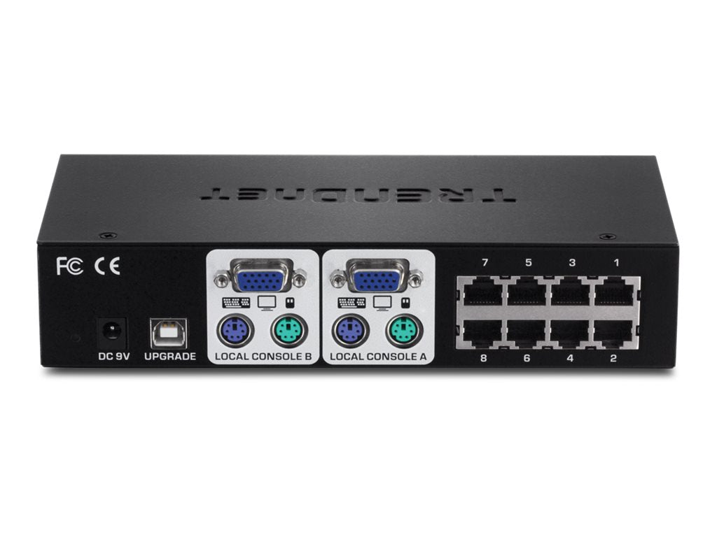 TRENDNET TK-CAT508 8-port KVM Switch CAT5 Vorderansicht