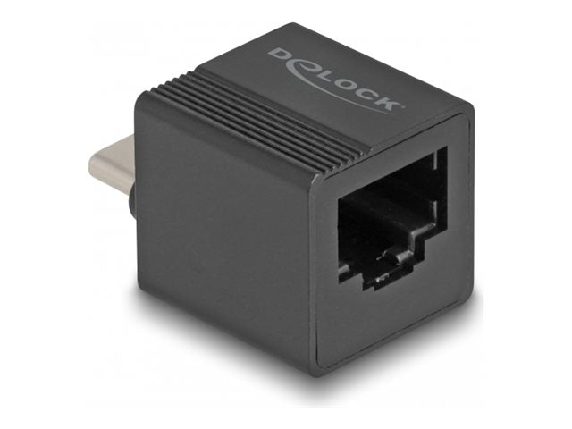 DELOCK USB Type-C Adapter zu Gigabit LAN mini - Vorderansicht