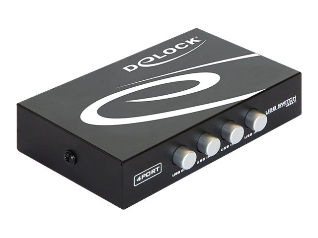 DELOCK Switch 4-port USB manuell - Vorderansicht