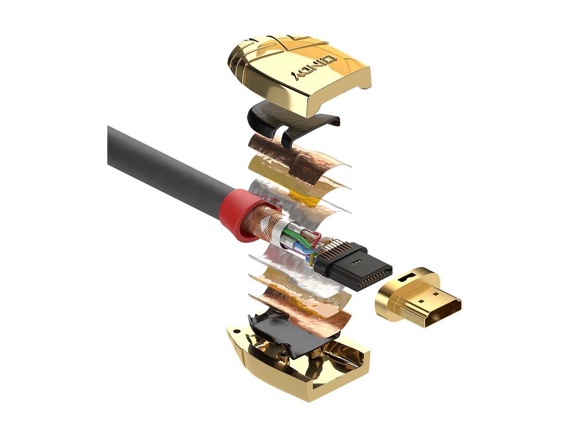 LINDY 5m High Speed HDMI Kabel Gold Stecker/Stecker Verpackung