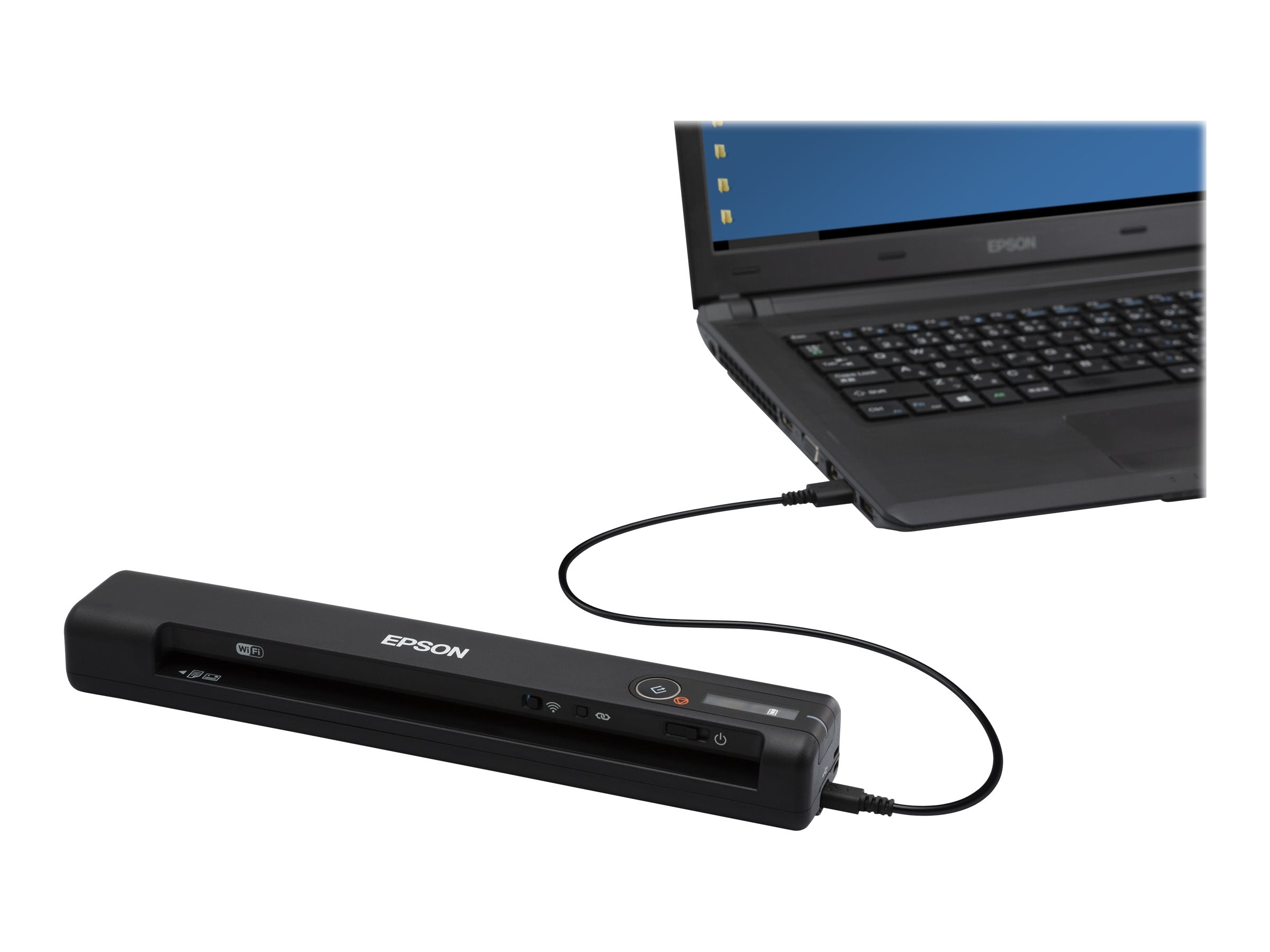 EPSON WorkForce ES-60W Sheetfed Scanner im Einsatz