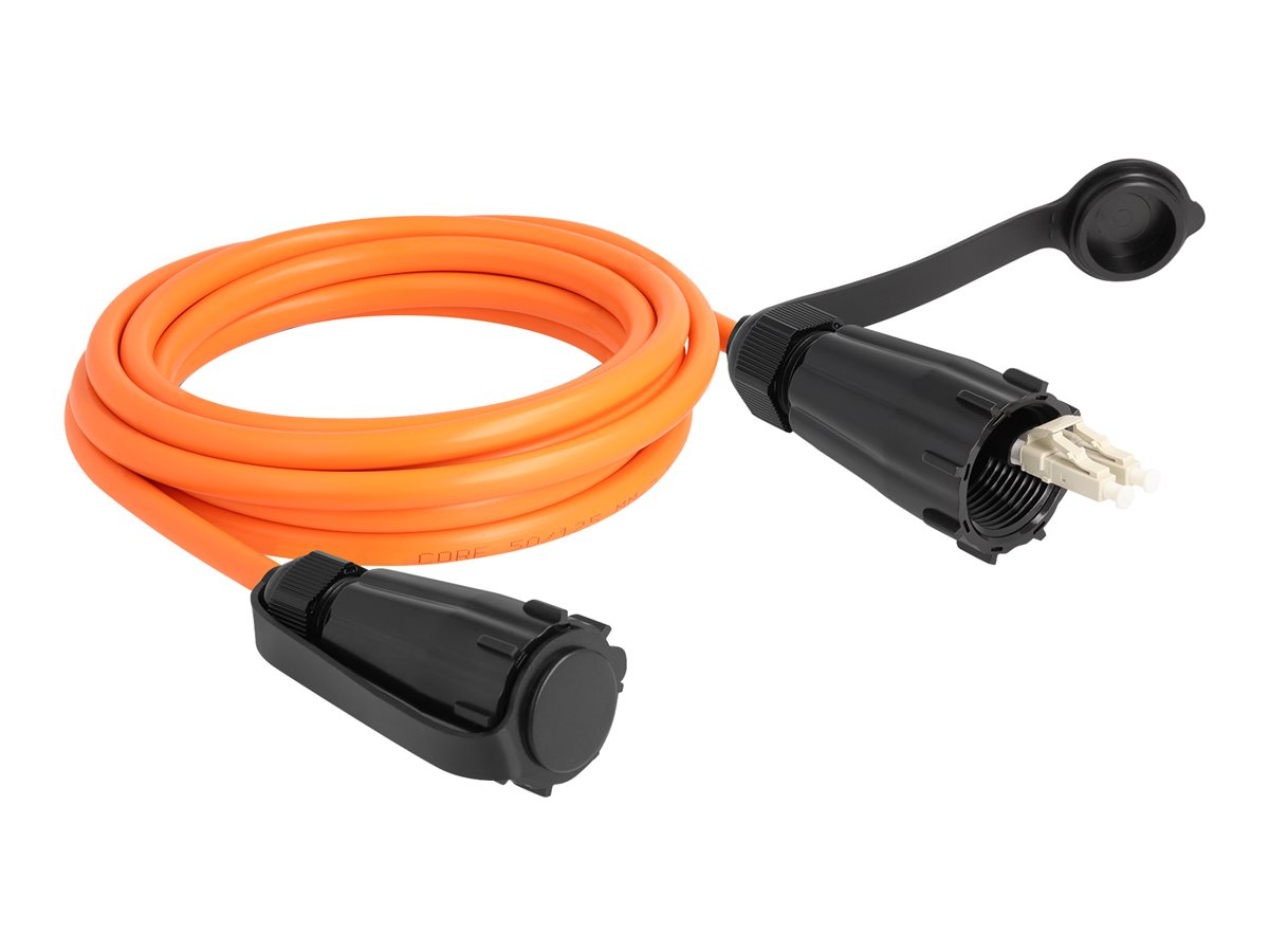 DELOCK LWL Kabel LC Duplex zu LC Duplex 3m Vorderansicht