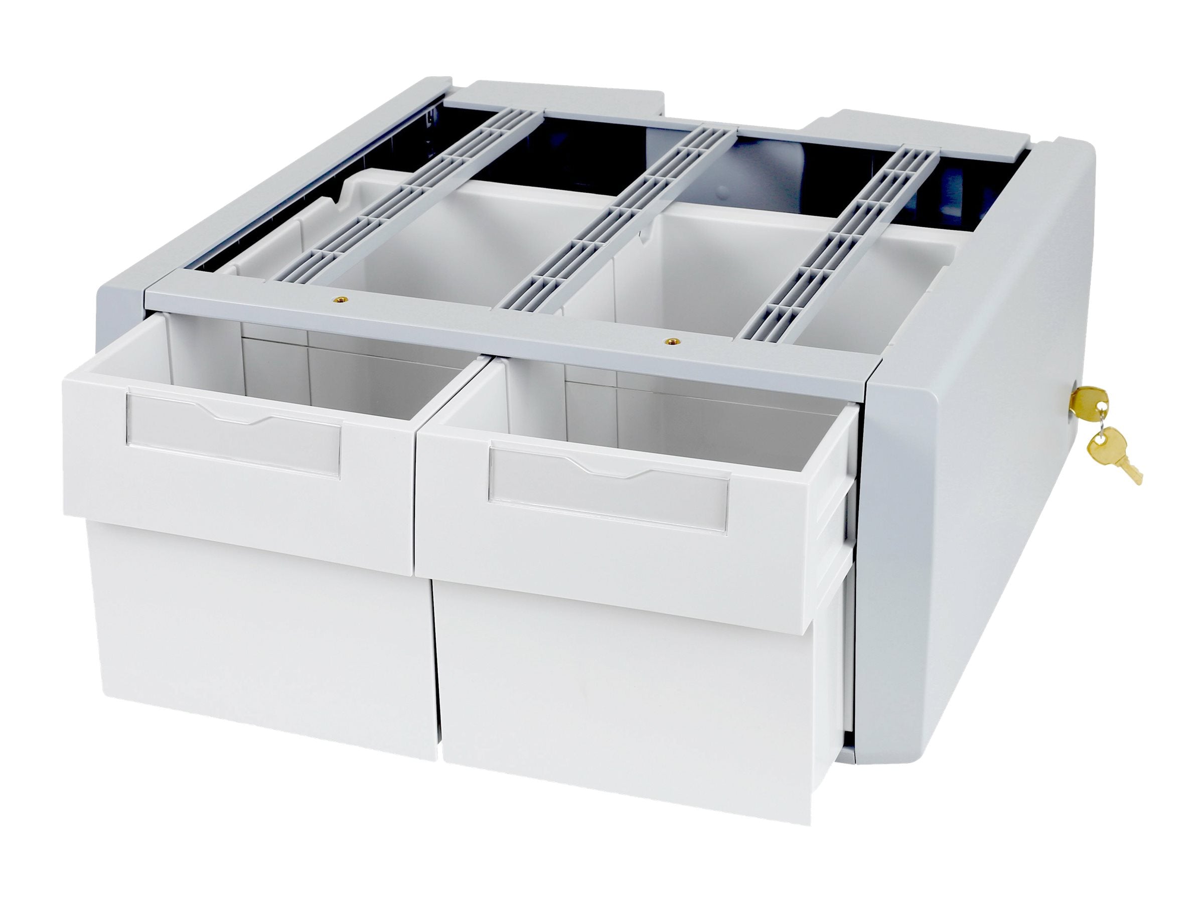 Vorderansicht der ERGOTRON SV43/44 hohen Doppelt-Zweitschublade