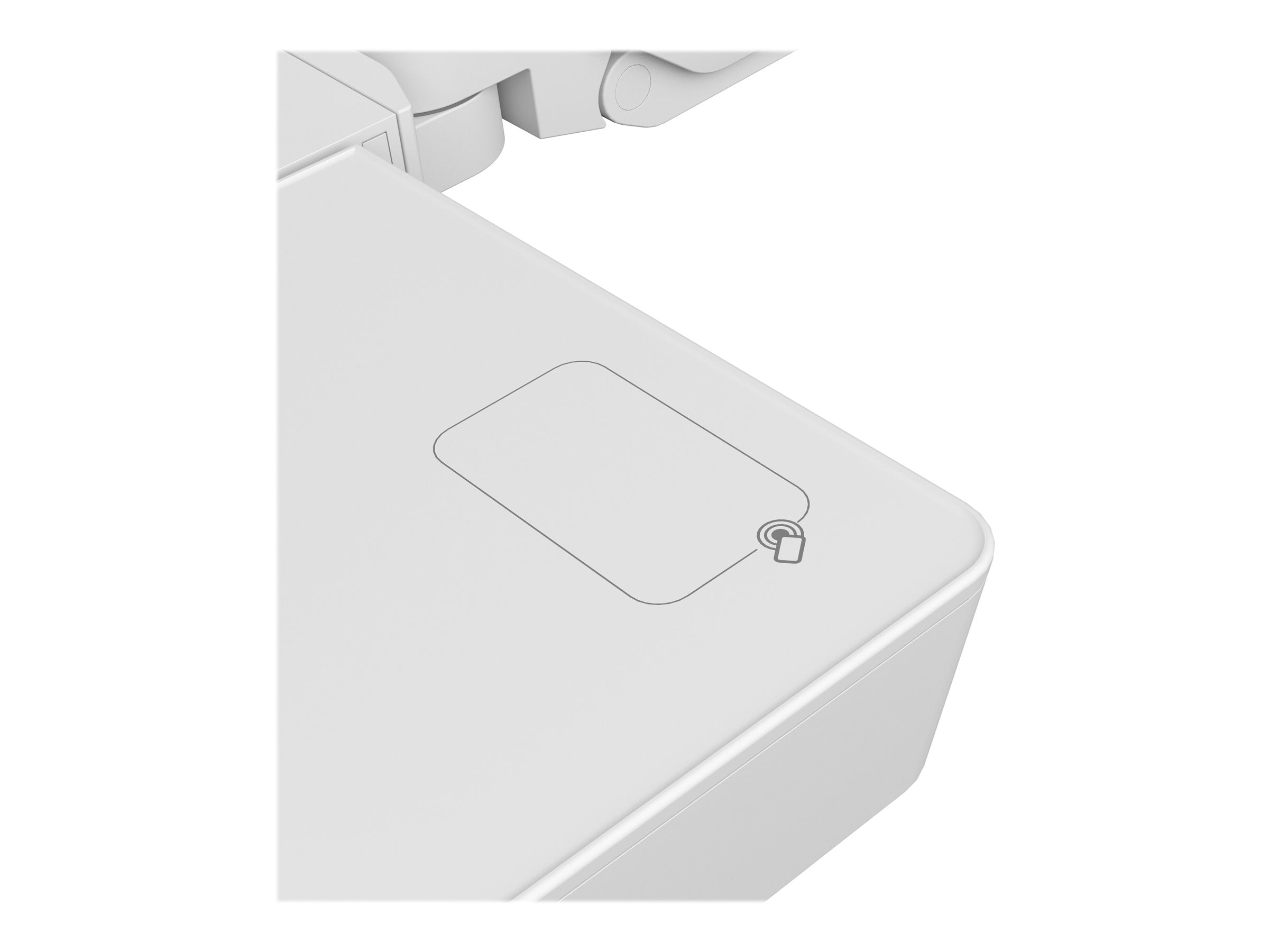 ERGOTRON CareFit Combo Arm mit Worksurface - Vorderansicht