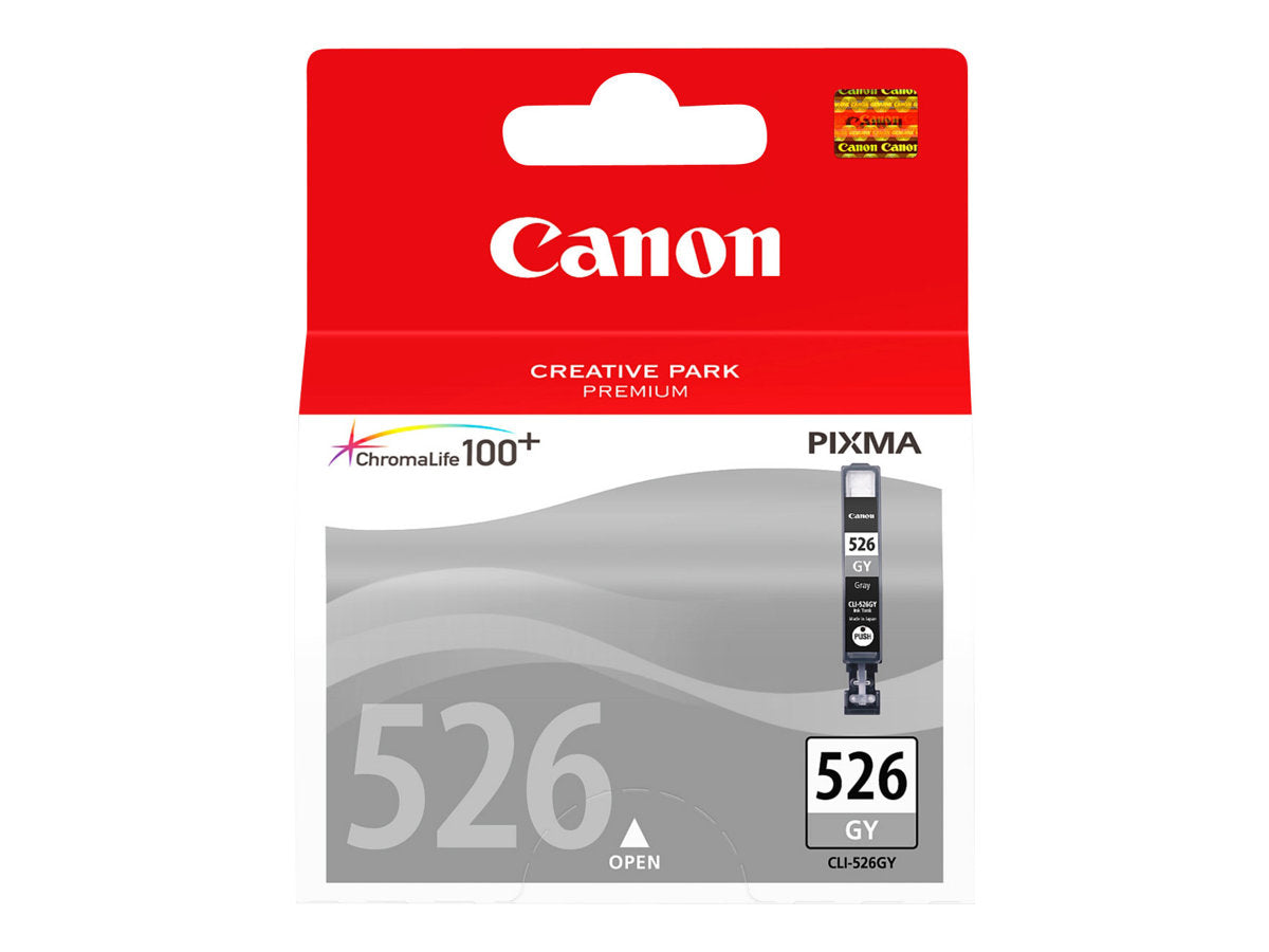 CANON 1LB CLI-526G Tintenbehälter grau Verpackung