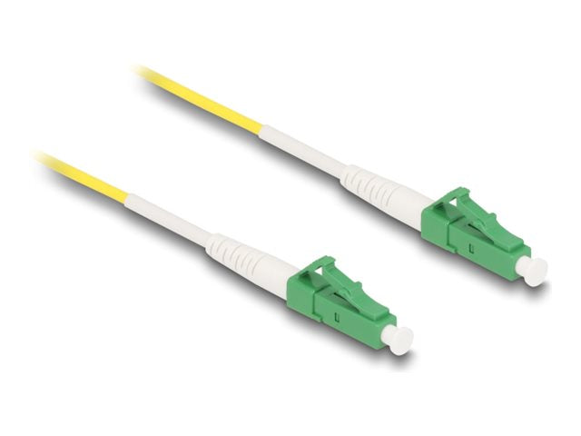 DELOCK Kabel Lichtwellenleiter LC-APC zu LC-APC Simplex Singlemode OS2 2m - Vorderansicht