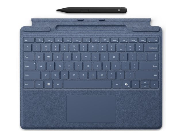 MICROSOFT Surface Pro Keyboard mit Slim Pen Saphirblau - Vorderansicht