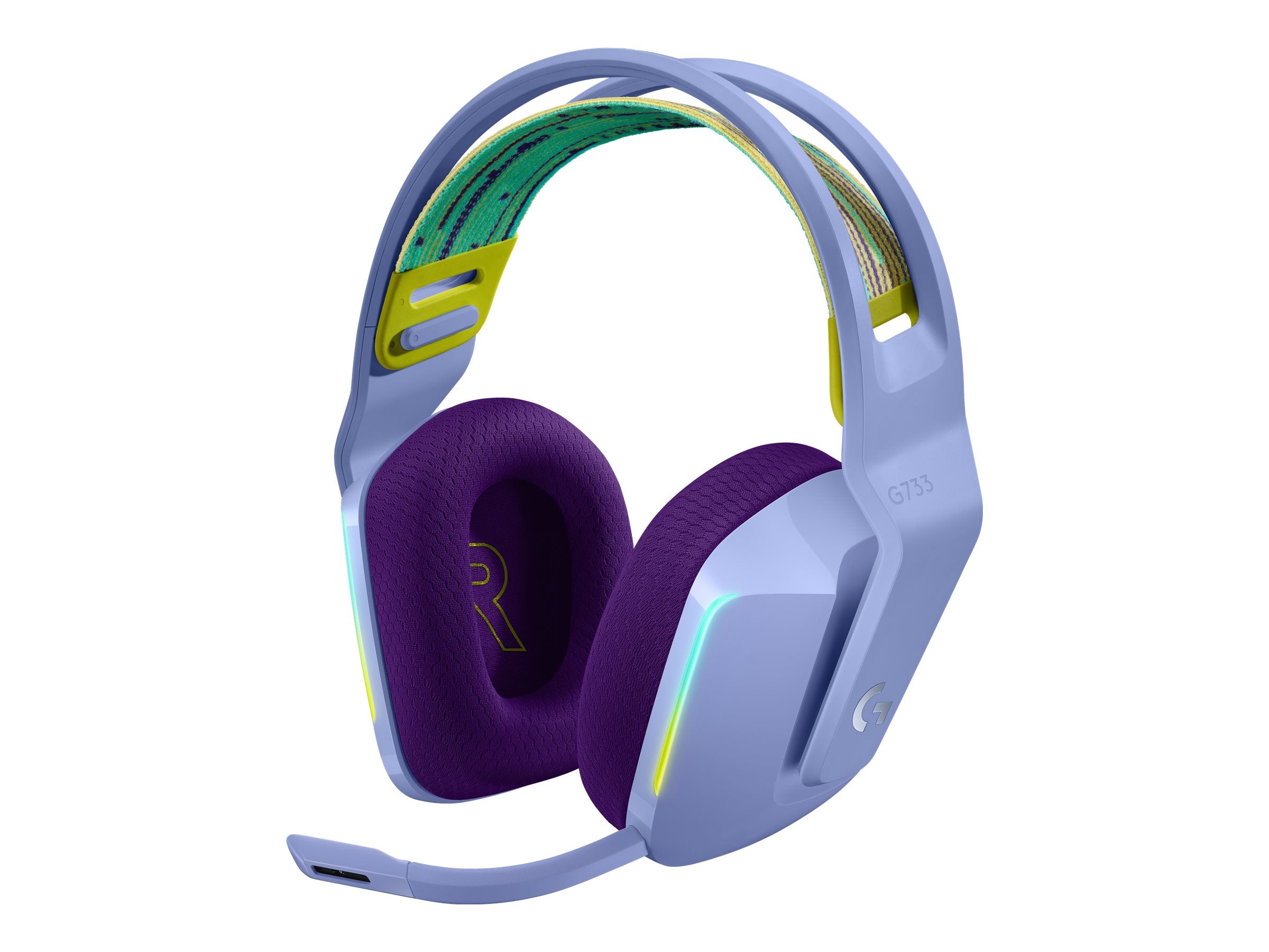 LOGITECH G G733 LIGHTSPEED Wireless RGB Gaming Headset Vorderansicht