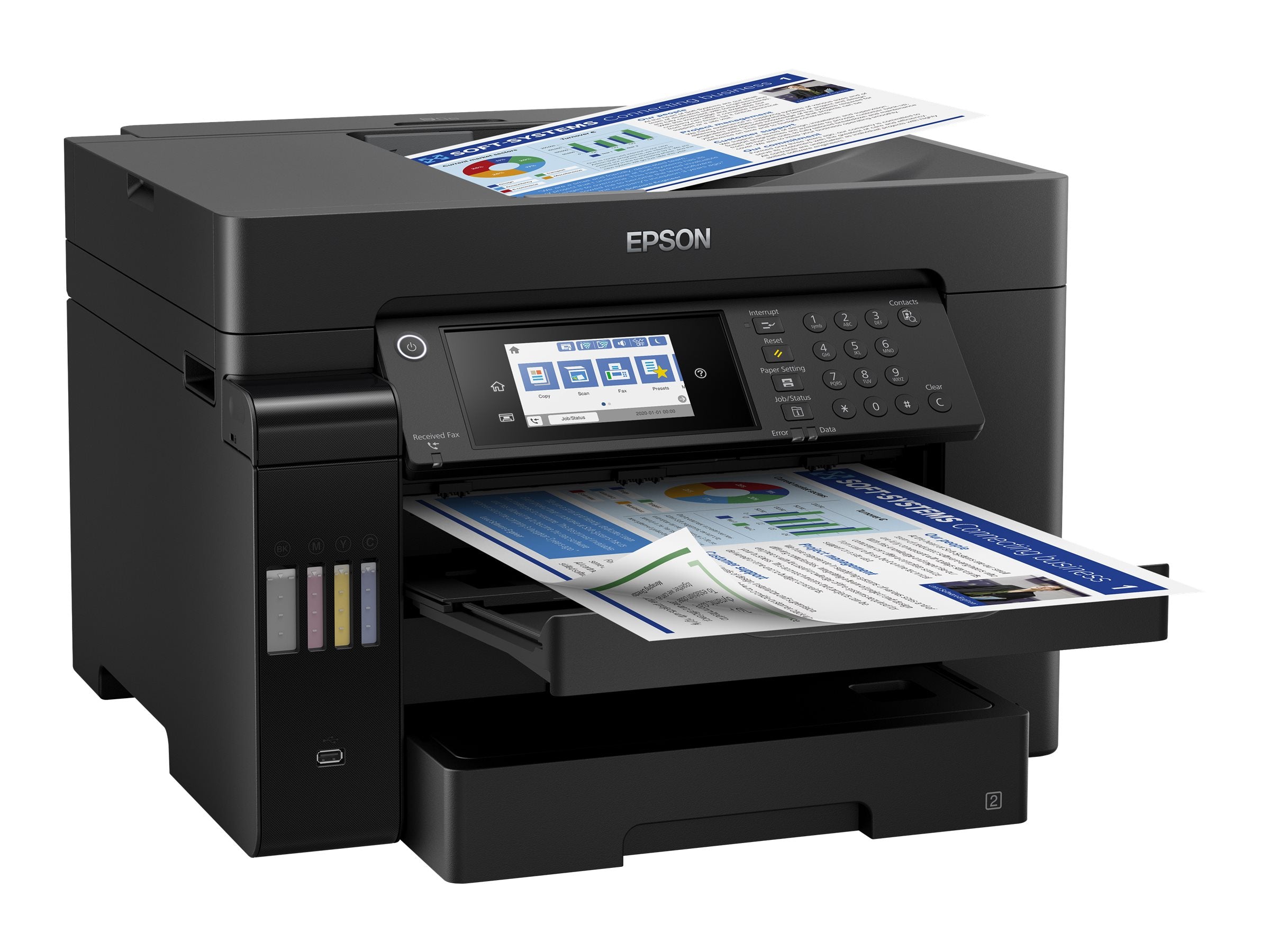 EPSON EcoTank ET-16650 Multifunktionsdrucker Seitenansicht