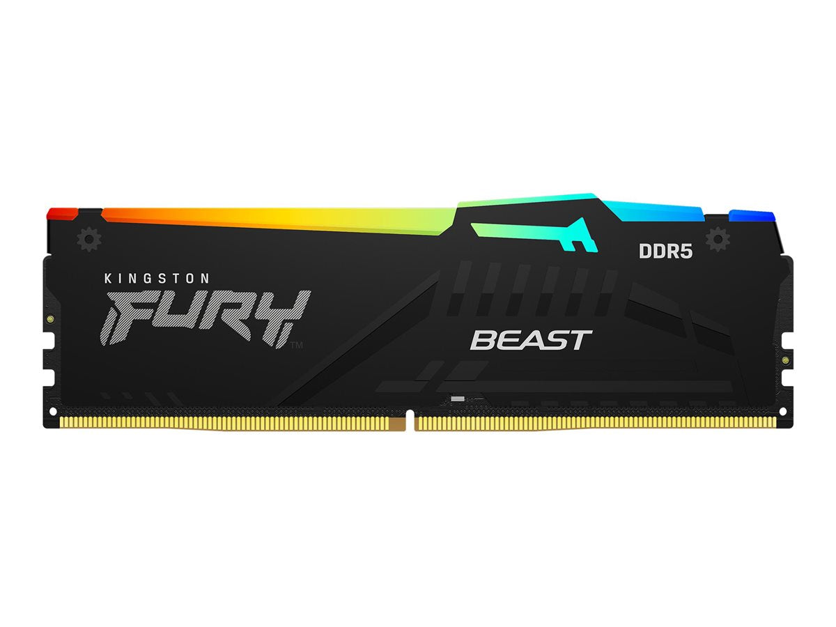 KINGSTON FURY Beast 128GB 5200MT/s DDR5 CL40 DIMM Kit of 4 RGB XMP Verpackung