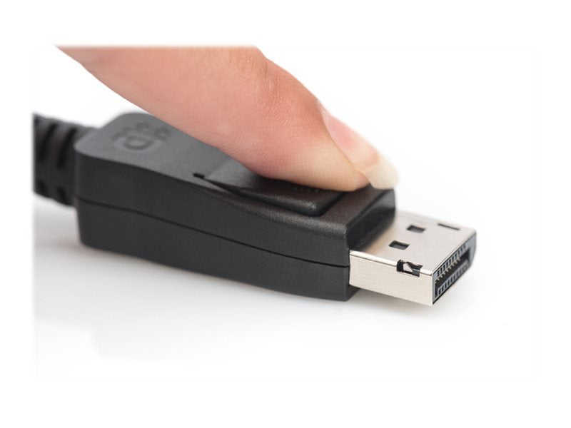 DIGITUS DisplayPort Anschlusskabel DP St/St 3m Vorderansicht