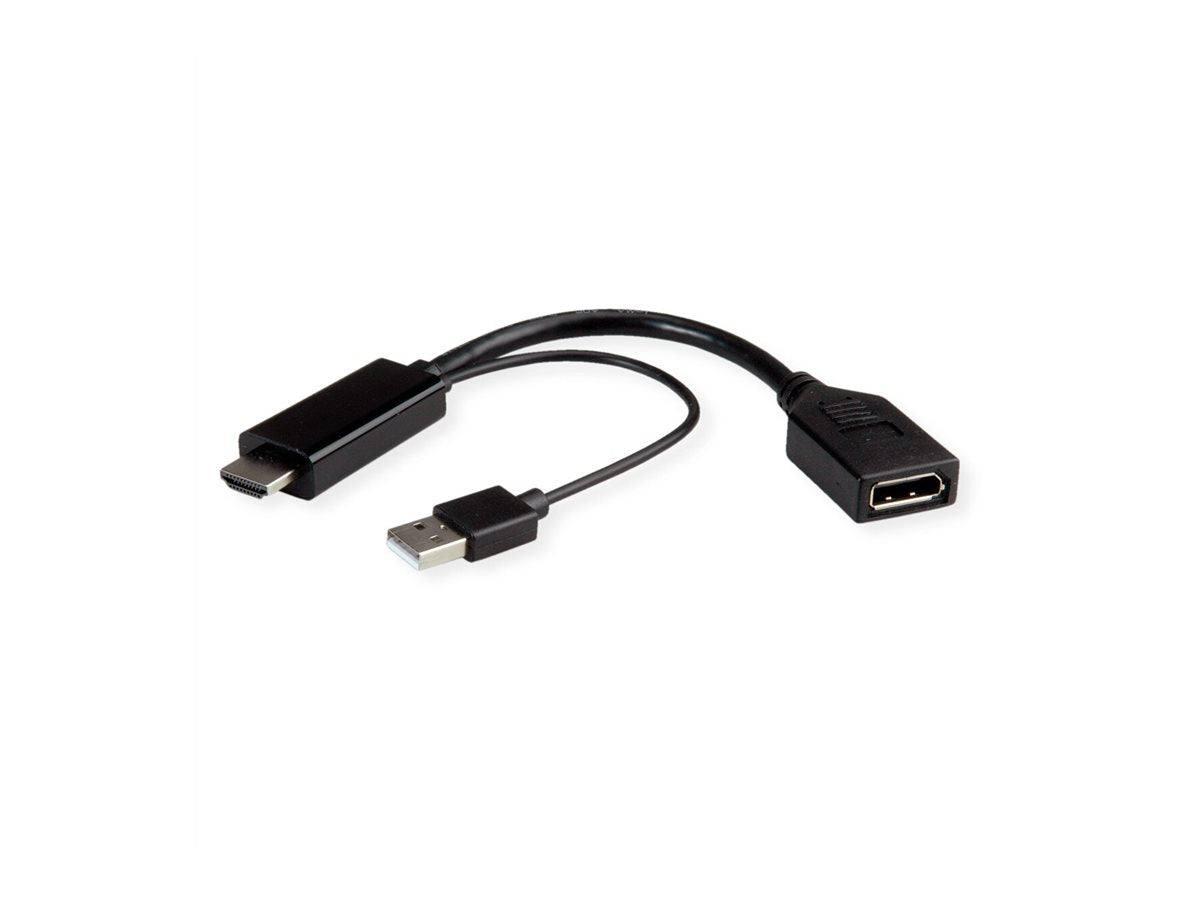 ROLINE 4K HDMI - DisplayPort-Adapter Vorderansicht