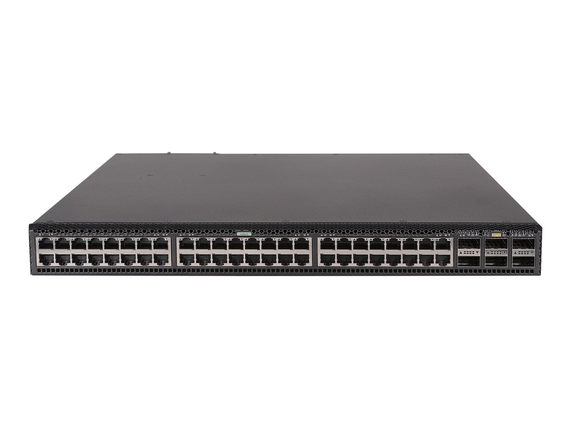 HPE FlexFabric 5944 Switch 48 XGT 6 QSFP28 Vorderansicht