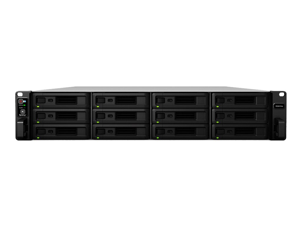 Seitenansicht des SYNOLOGY RS3618xs 12-Bay NAS-Rackmount