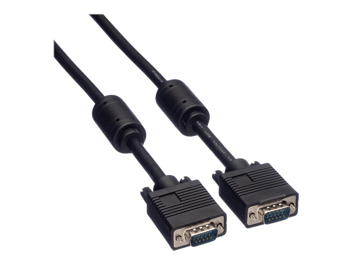 ROLINE Monitor-Kabel mit Ferritkern HD15 ST-ST 2m - Verpackung