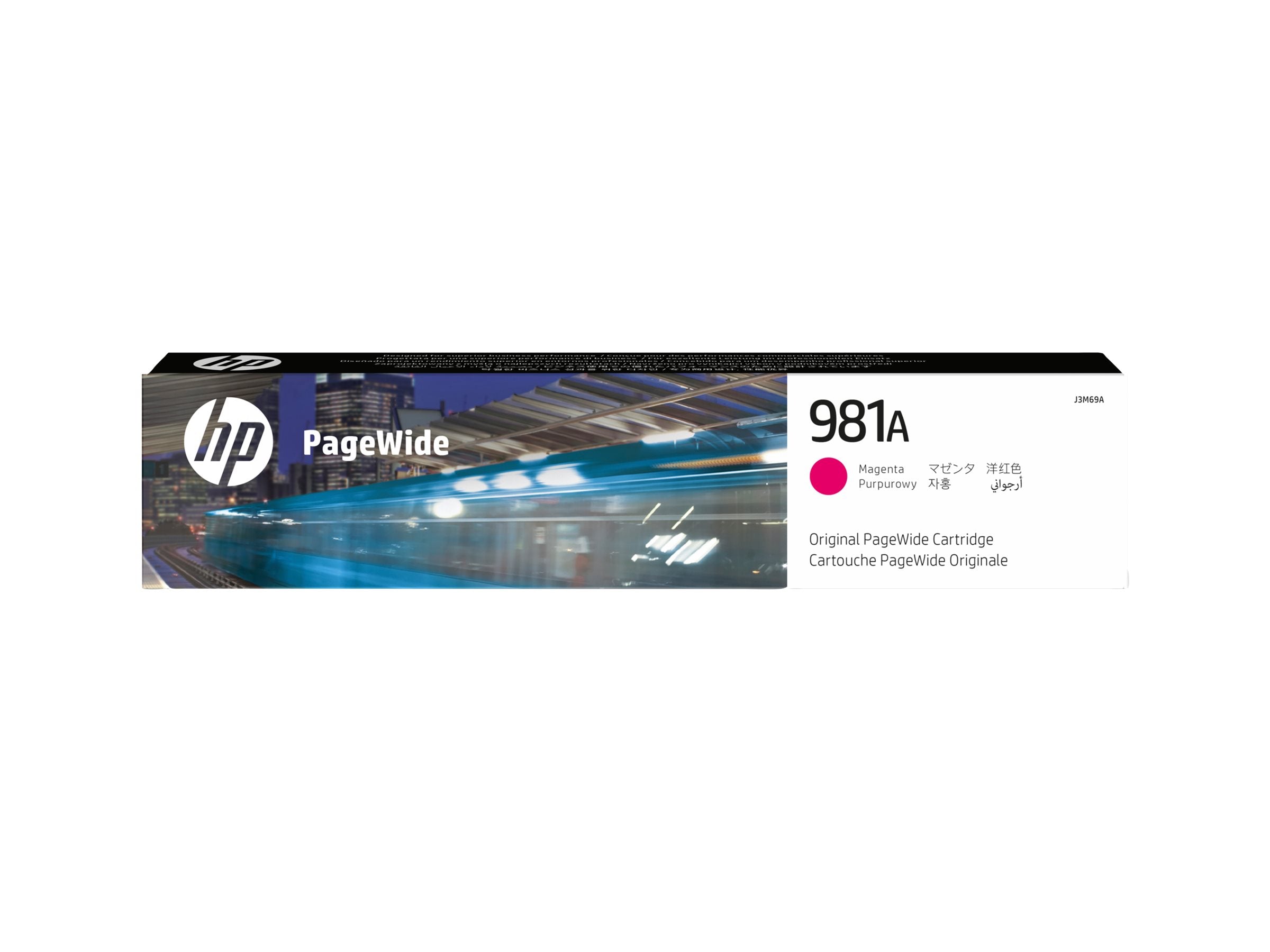 HP 981A Magenta Original PageWide Cartridge - Vorderansicht