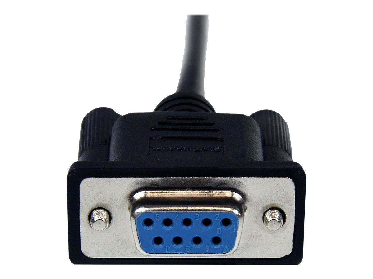 STARTECH.COM 1m DB9 RS232 Nullmodemkabel F/M Vorderansicht
