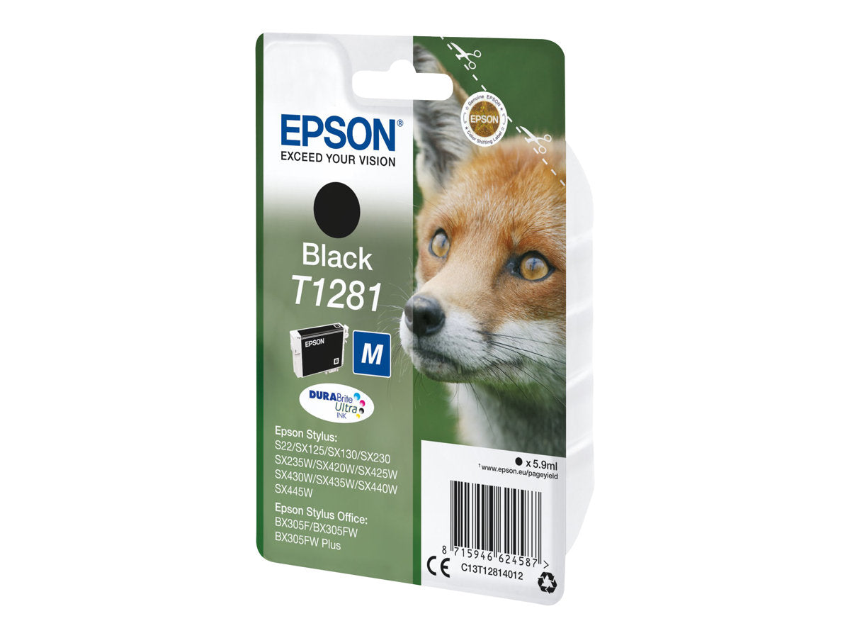 EPSON T1281 Tintenpatrone schwarz Verpackung