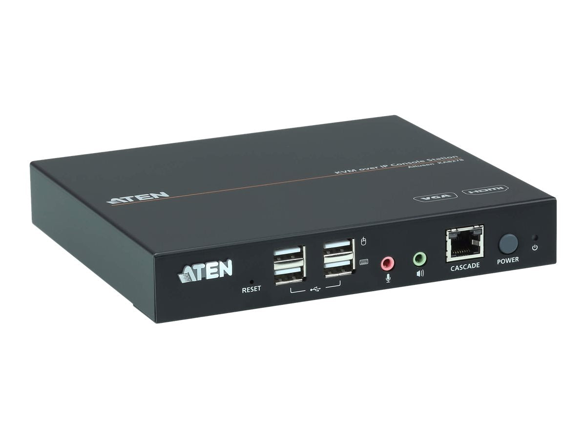 ATEN KA8278 VGA HDMI KVM Konsolenstation over IP - Vorderansicht