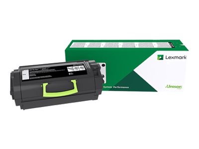 LEXMARK 622X Toner schwarz Vorderansicht