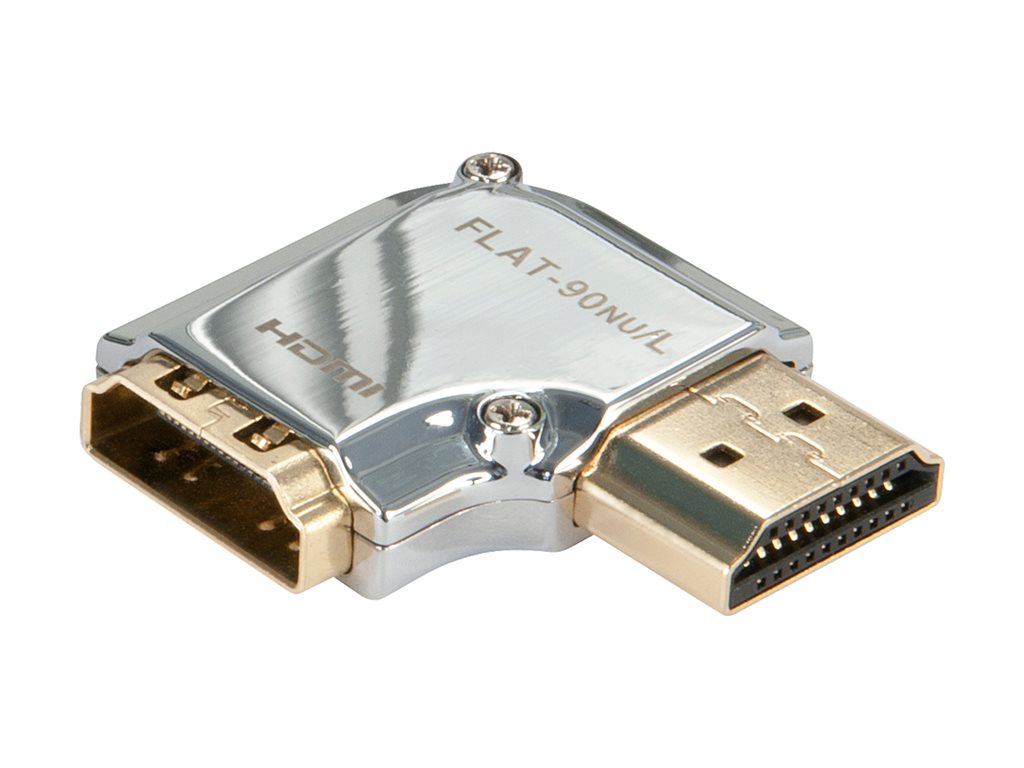 LINDY CROMO HDMI Adapter 90grad links Vorderansicht