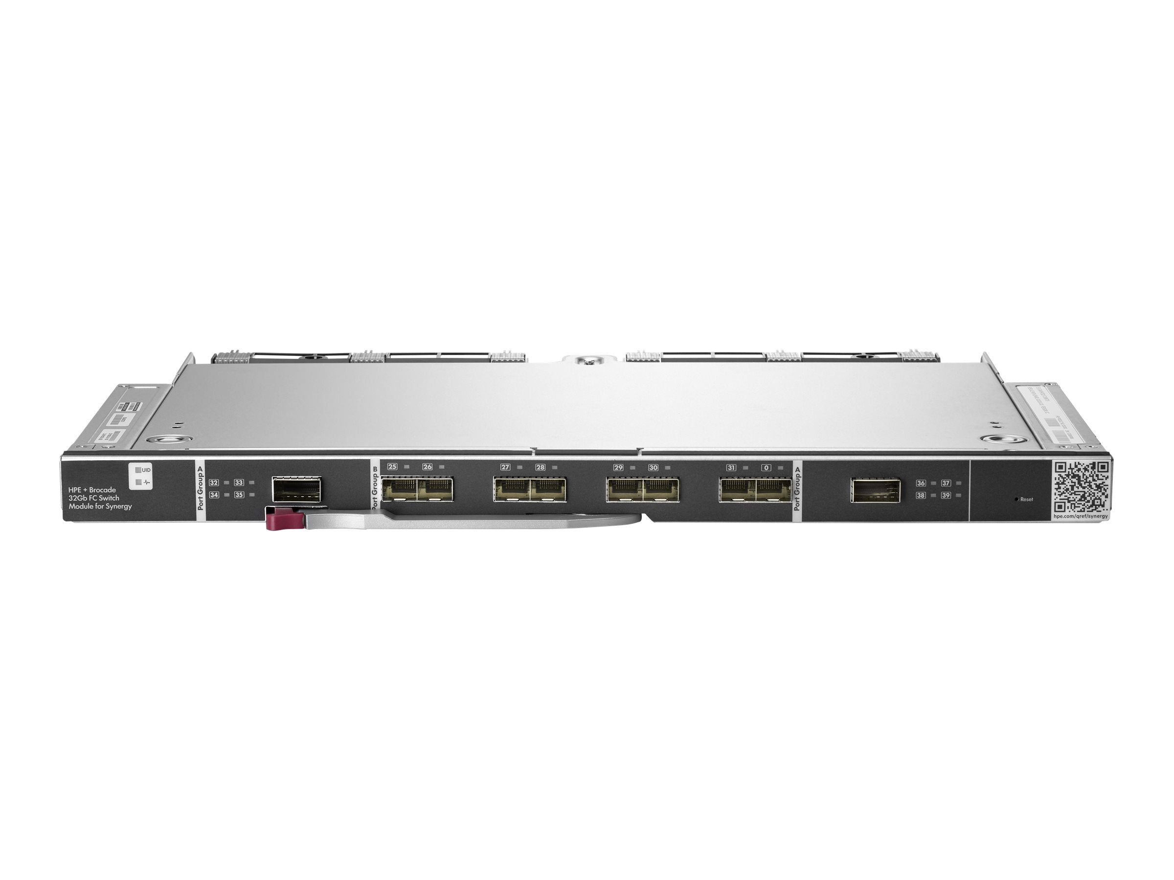 HPE Brocade 32Gb/20 SAN Switch Module Power Pack+ Vorderansicht