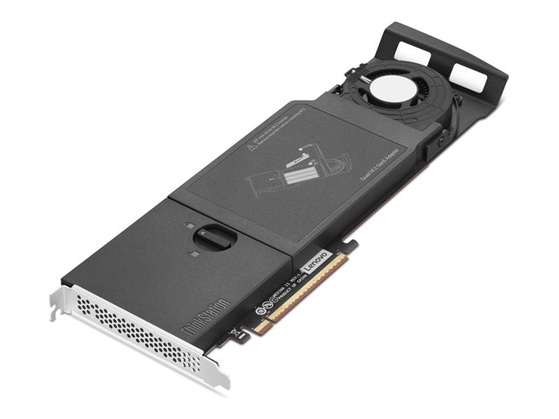 LENOVO ThinkStation PCIe Gen5 Quad M.2 SSD Adapter - Vorderansicht