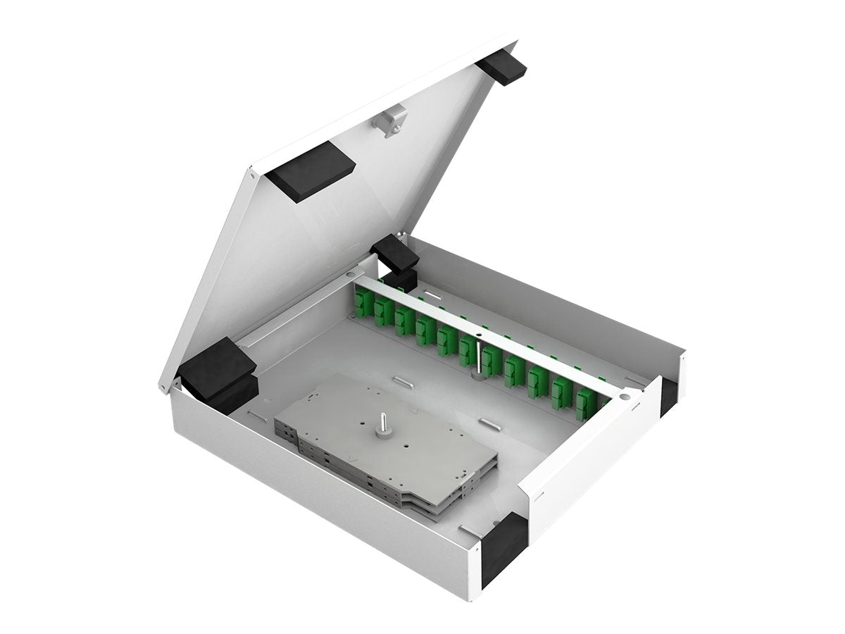 DIGITUS DN-96800M-2 LWL Wandmontage Unibox Seitenansicht