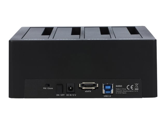 DELOCK USB 3.0 Dockingstation Rückansicht