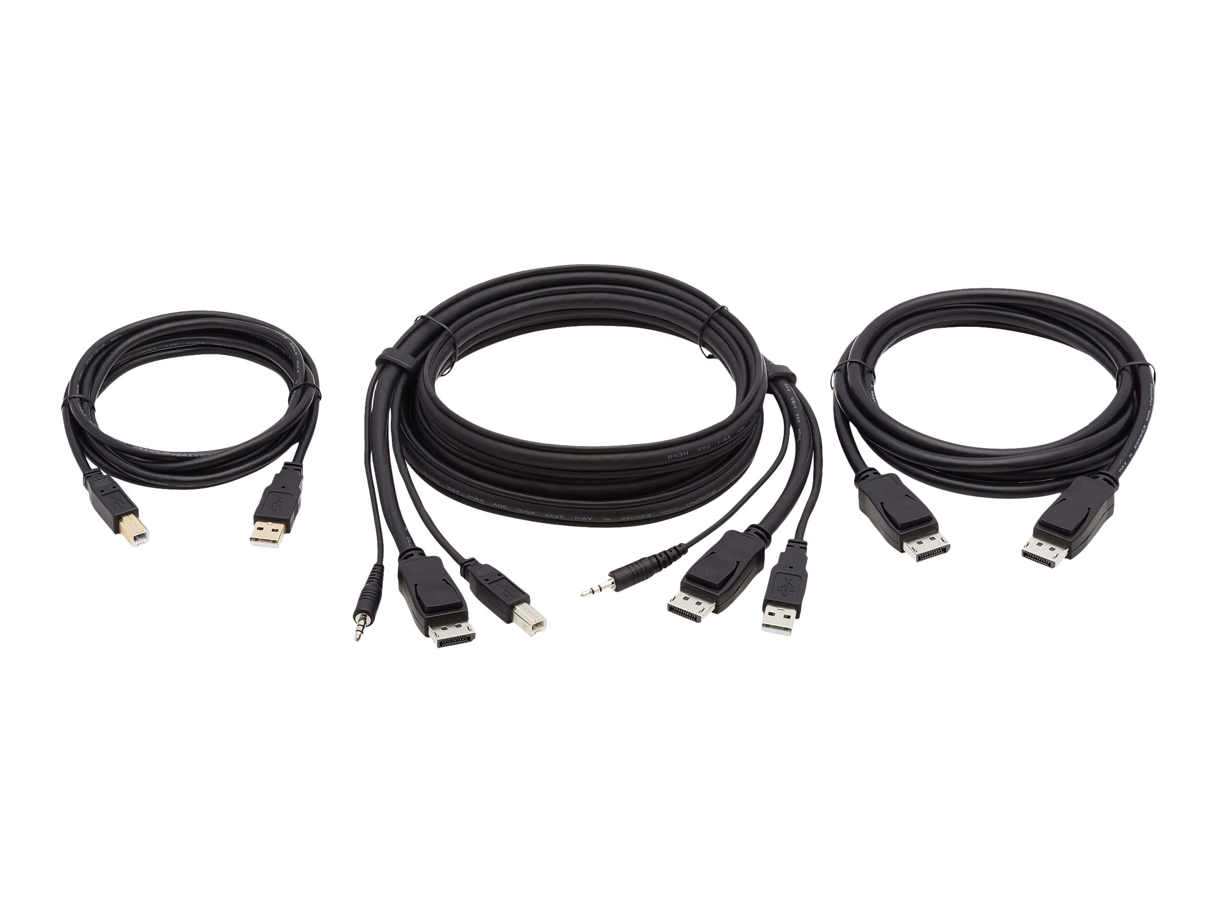 EATON TRIPPLITE DisplayPort KVM Cable Kit - DP USB 3