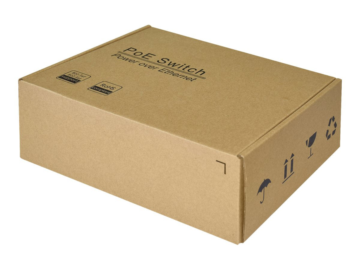 DIGITUS 7-Port Gigabit PoE+ Switch DN-651113 Vorderansicht