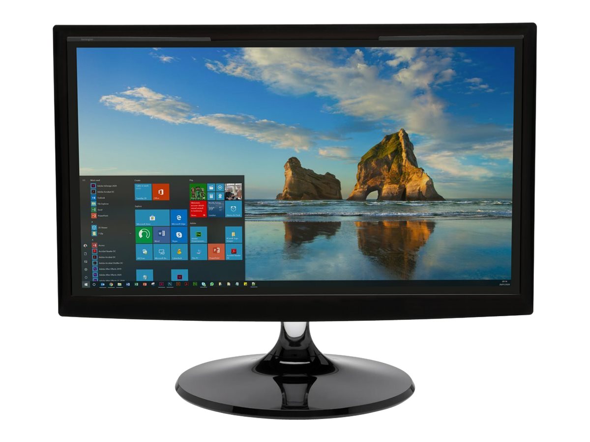 KENSINGTON MagPro Magnetic Privacy Blickschutzfilter Anwendung am Monitor