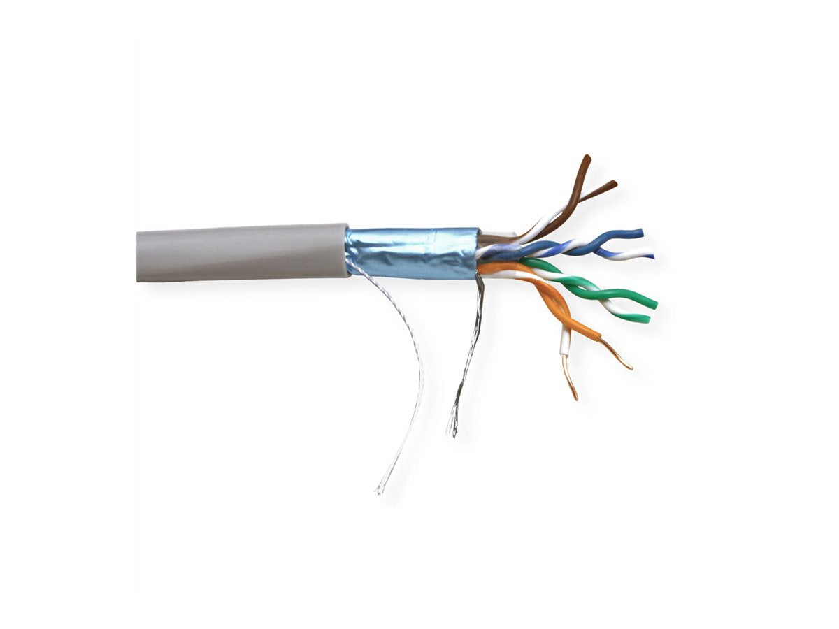 VALUE FTP Kabel Kat.5e Class D Massivdraht Eca grau 300m - Verpackung