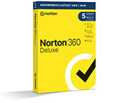 NORTONLIFELOCK 360 Deluxe 1 Jahr 5 Geräte Non Abo 50GB Cloud Backup