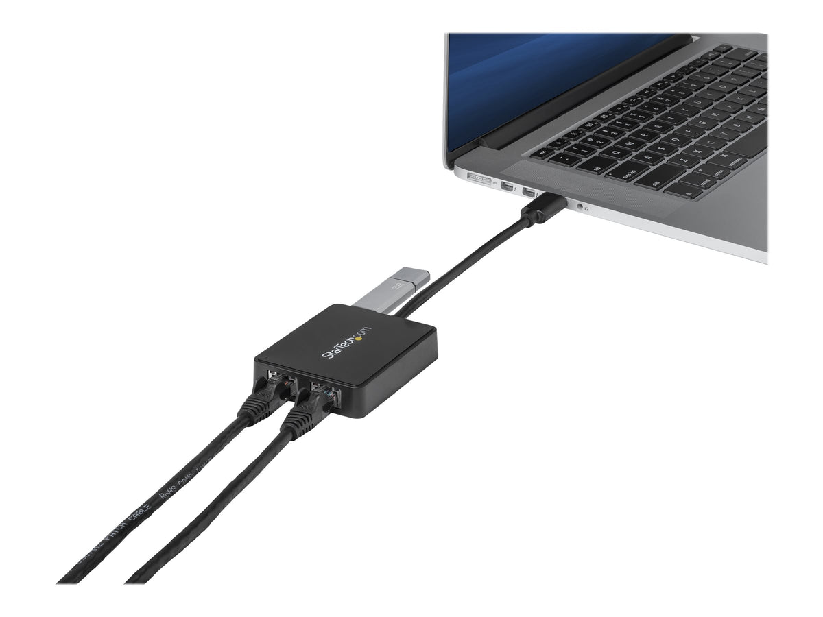 STARTECH.COM USB32000SPT USB 3.0 Dual Gigabit LAN Adapter Verpackung
