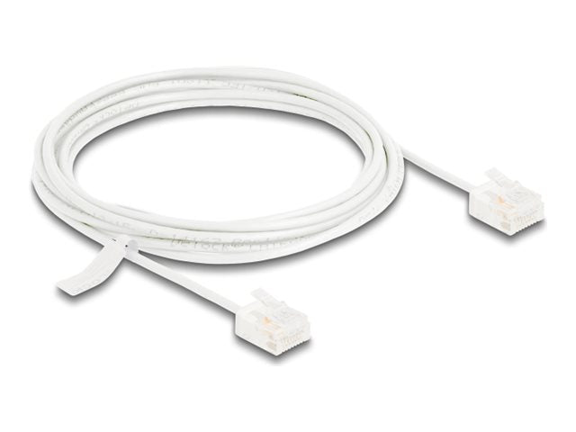 DELOCK RJ45 Netzwerkkabel Cat.6 UTP Ultra Slim 3m - Vorderansicht