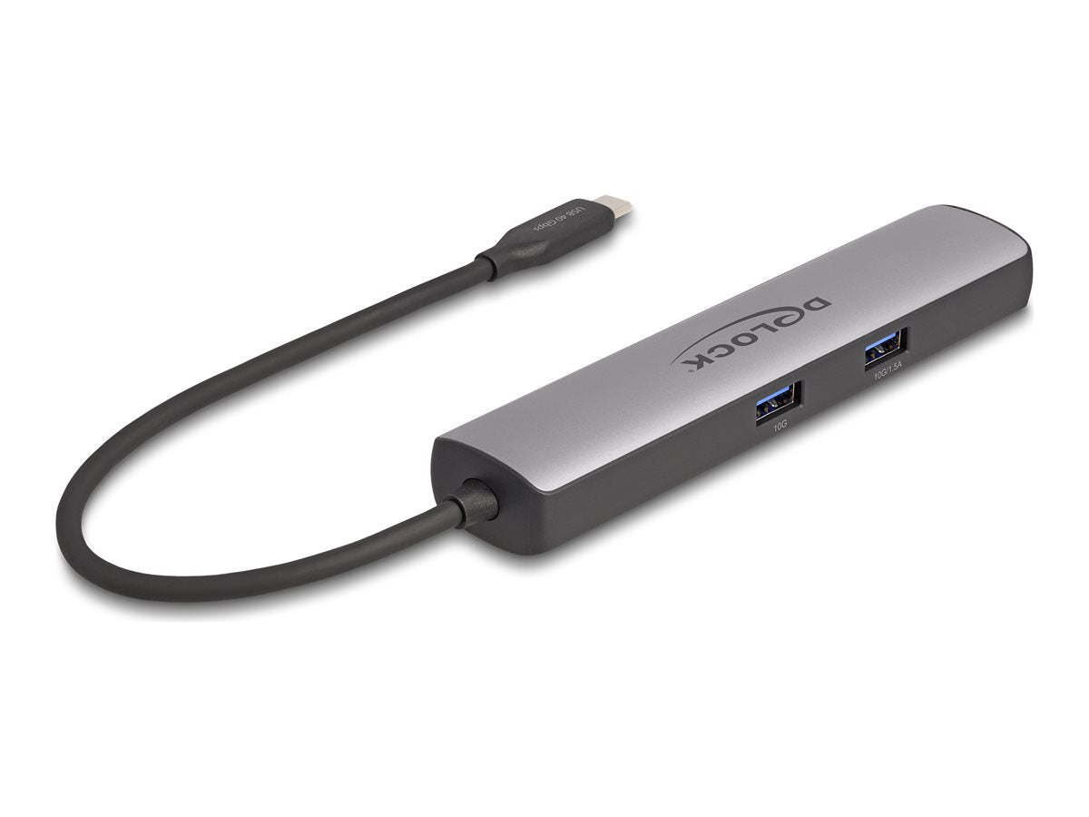 DELOCK USB 40 Gbps USB Type-C Dockingstation 8K - Vorderansicht