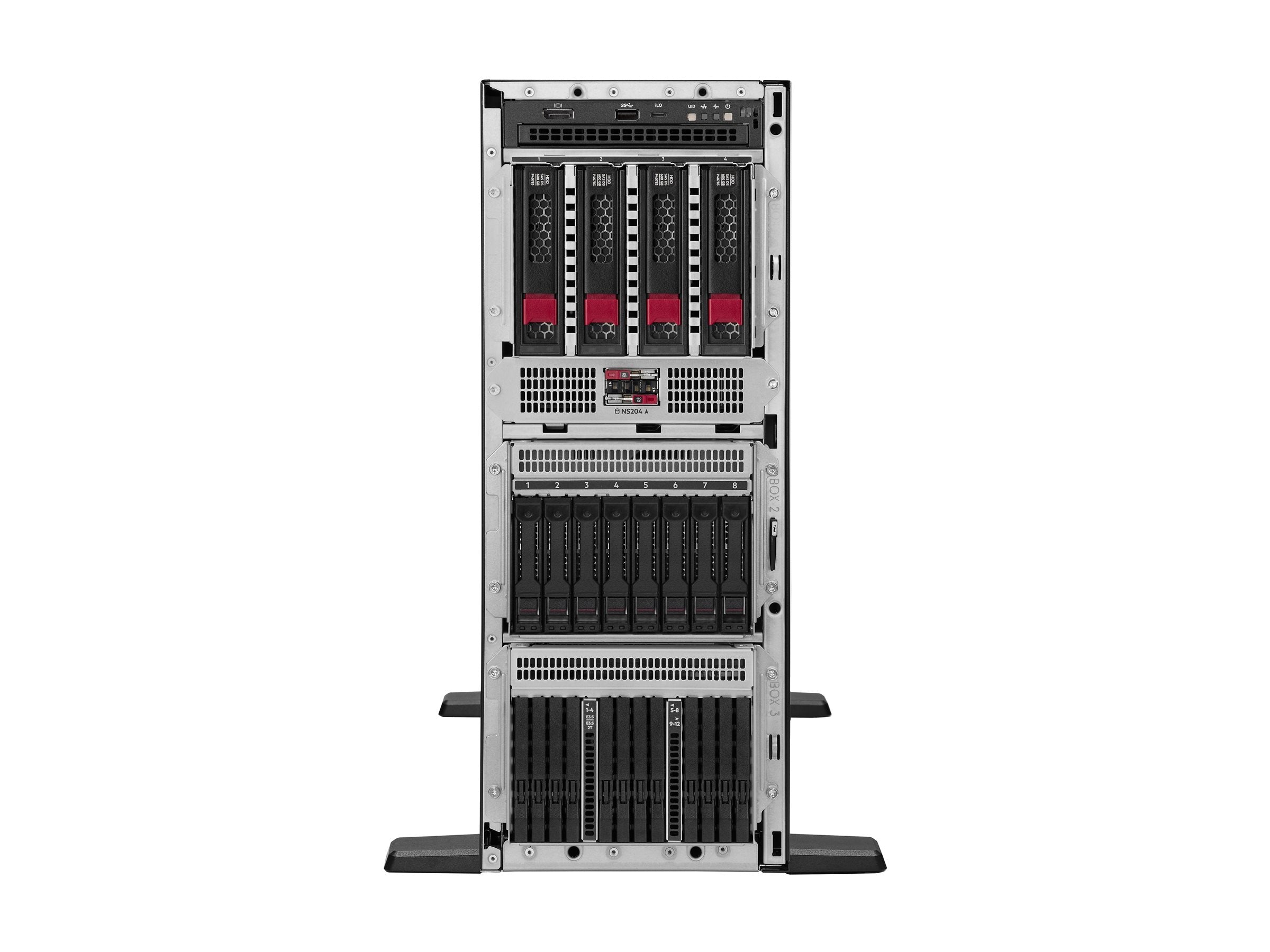 HPE ProLiant ML350 Gen12 Tower 6505P 12-Core 2.2GHz 2x32GB-R 4LFF Hot Plug MR408i-o 2x4TB HDD 2x1000W Server