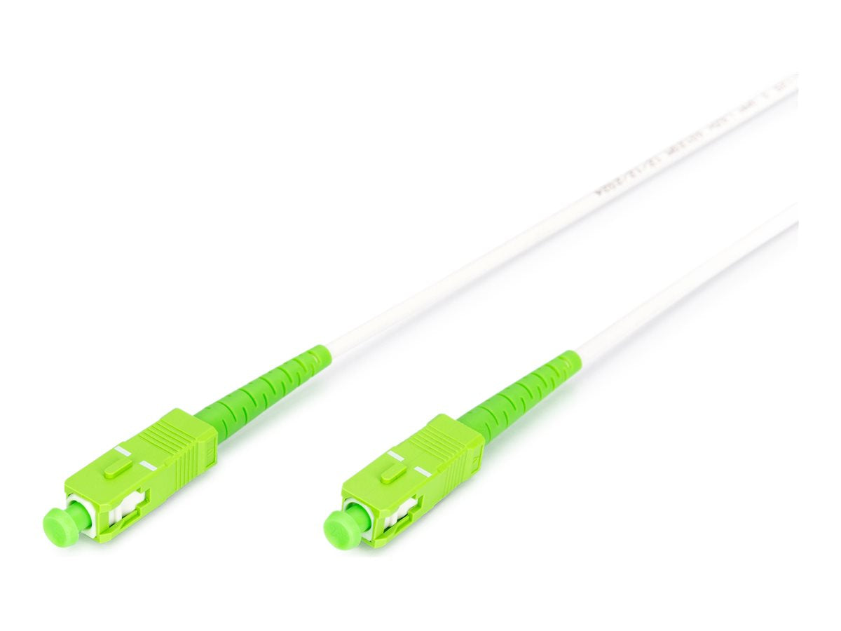 DIGITUS LWL-Patchkabel armiert SM Simplex SCA - SCA G657.A02 20m Vorderansicht