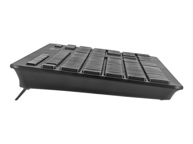 DELOCK USB Tastatur 2,4GHz kabellos schwarz - Lautlos im Einsatz
