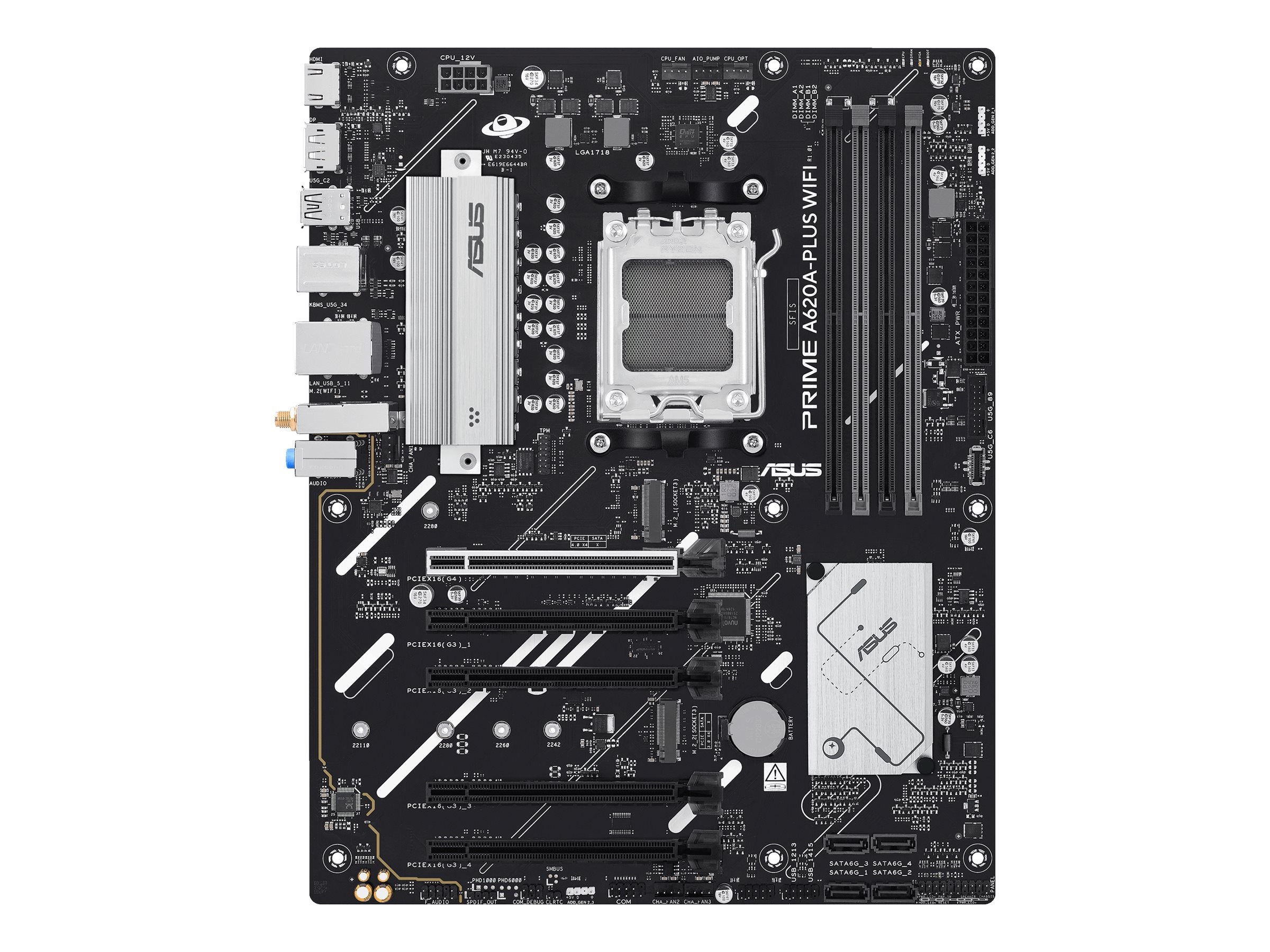 ASUS PRIME A620A-PLUS WIFI Motherboard Vorderansicht