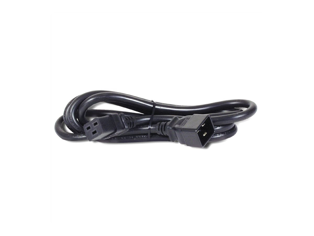 ROLINE Netzkabel Stecker C20 - Buchse C19 schwarz 2m Verpackung