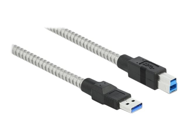 DELOCK USB 3.2 Gen 1 Kabel Typ-A Stecker zu Typ-B Stecker 2m - Vorderansicht