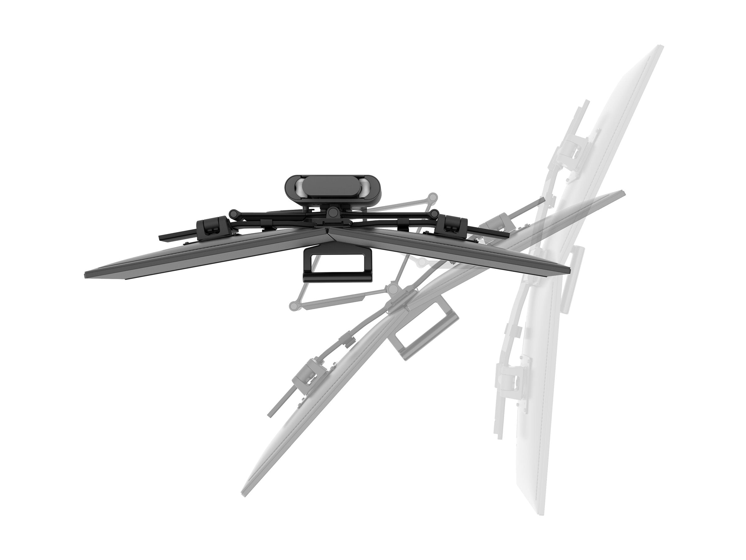 ERGOTRON TRACE Desk Dual Monitor Mount Seitenansicht