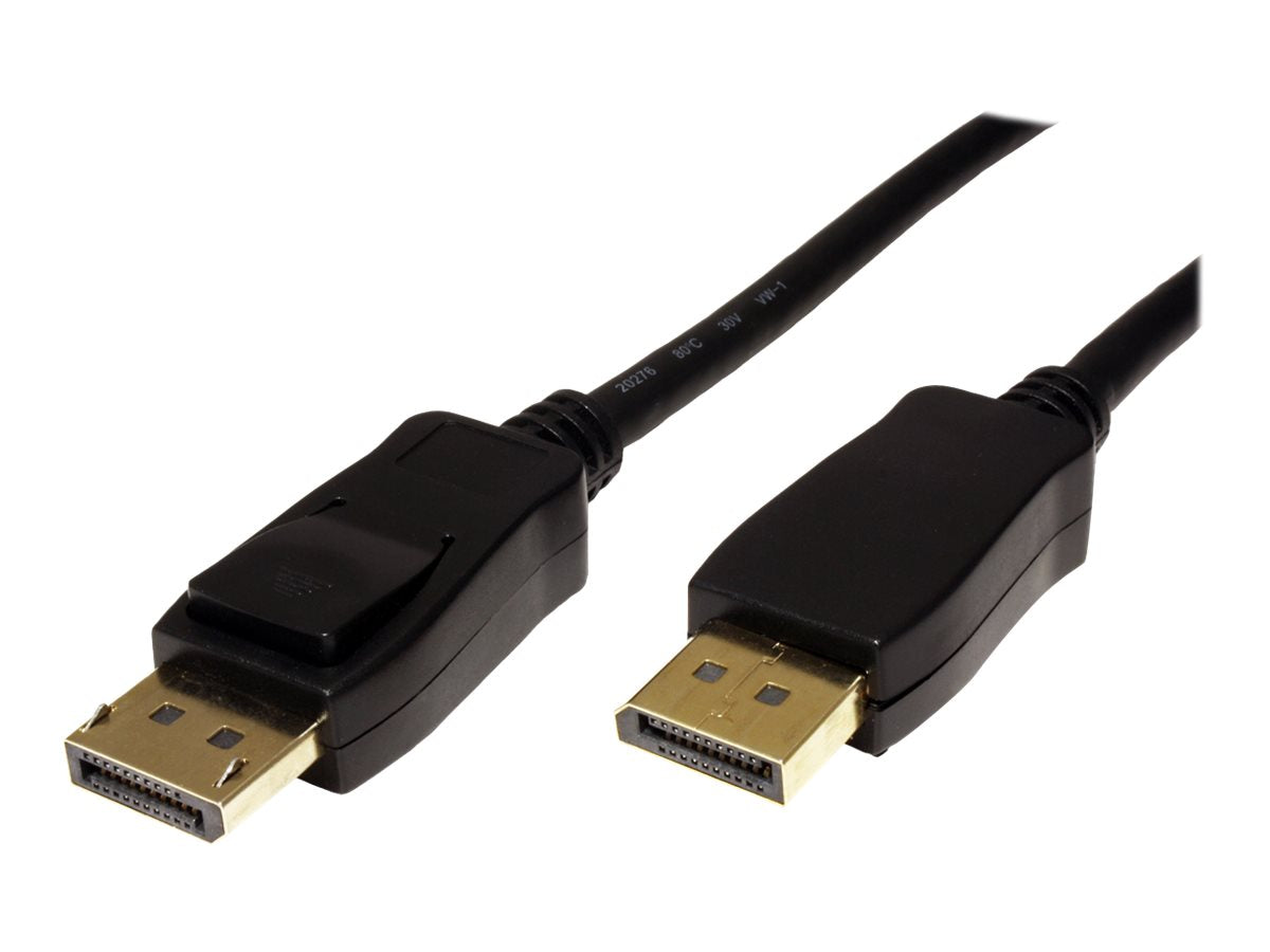 VALUE DisplayPort Kabel v1.4 DP ST - ST schwarz 2m Vorderansicht