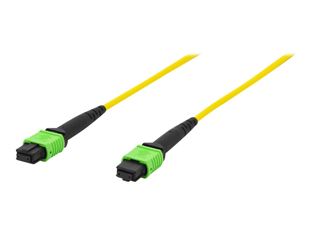DIGITUS LWL Patchkabel MPO auf MPO Female OS2 Singlemode 09/125 15m - Vorderansicht