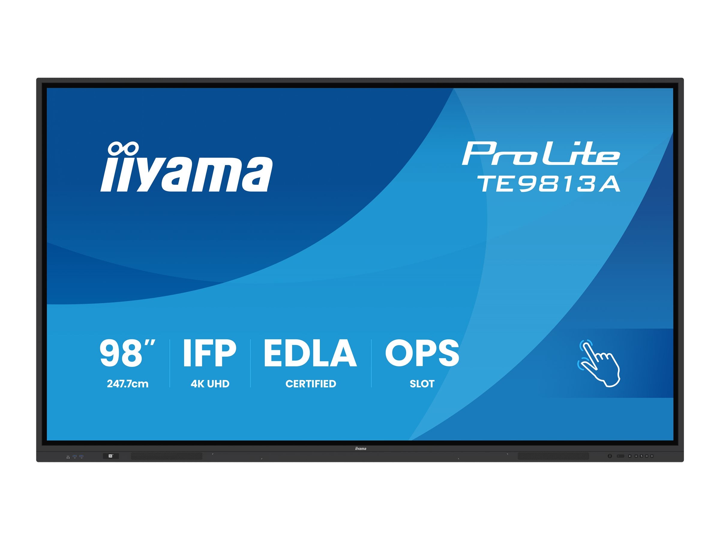 IIYAMA TE9813A-B2AG 98 Zoll LCD-Display Detailansicht