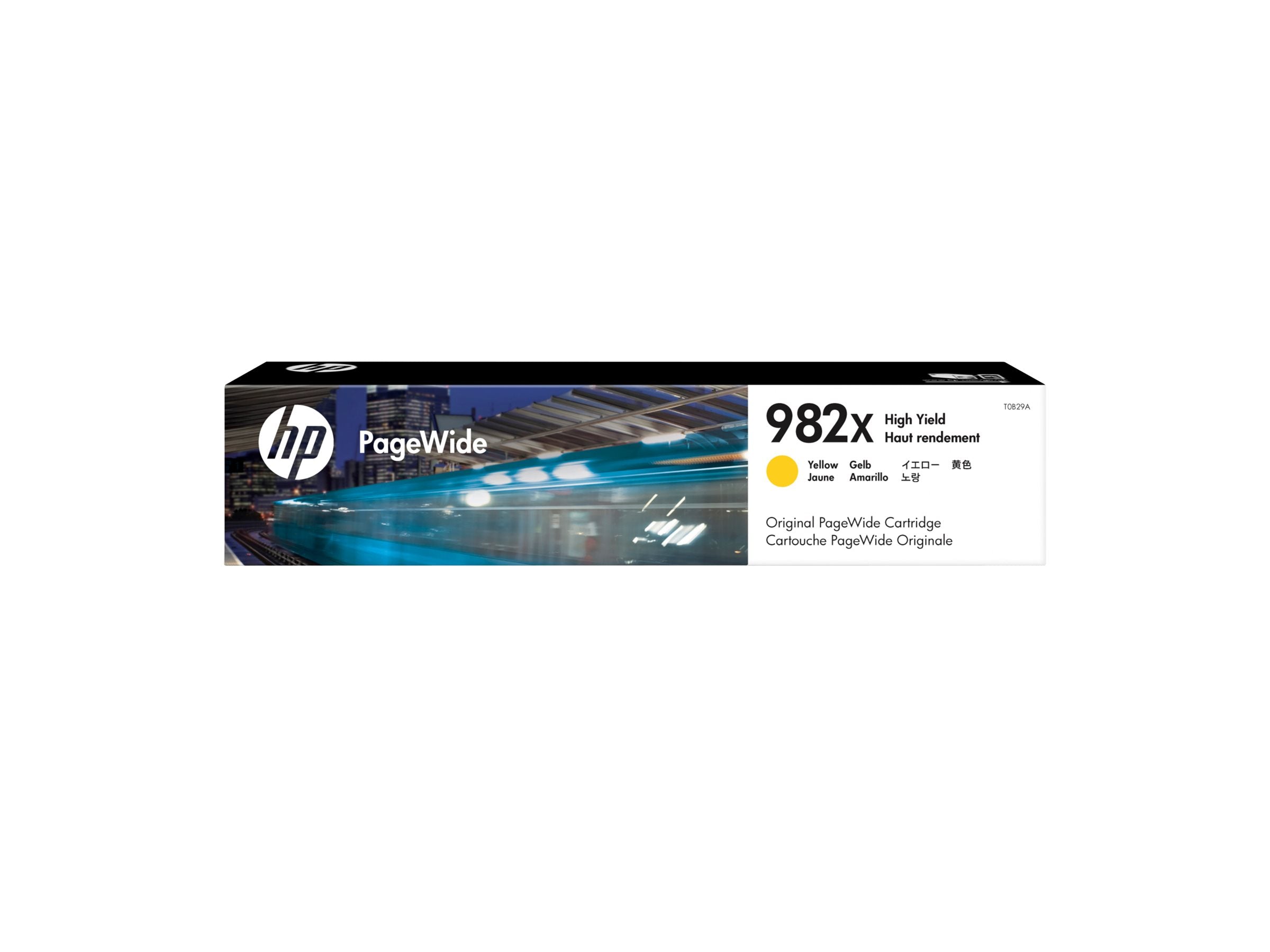 HP 982X PageWide Cartridge Yellow High Yield - Vorderansicht