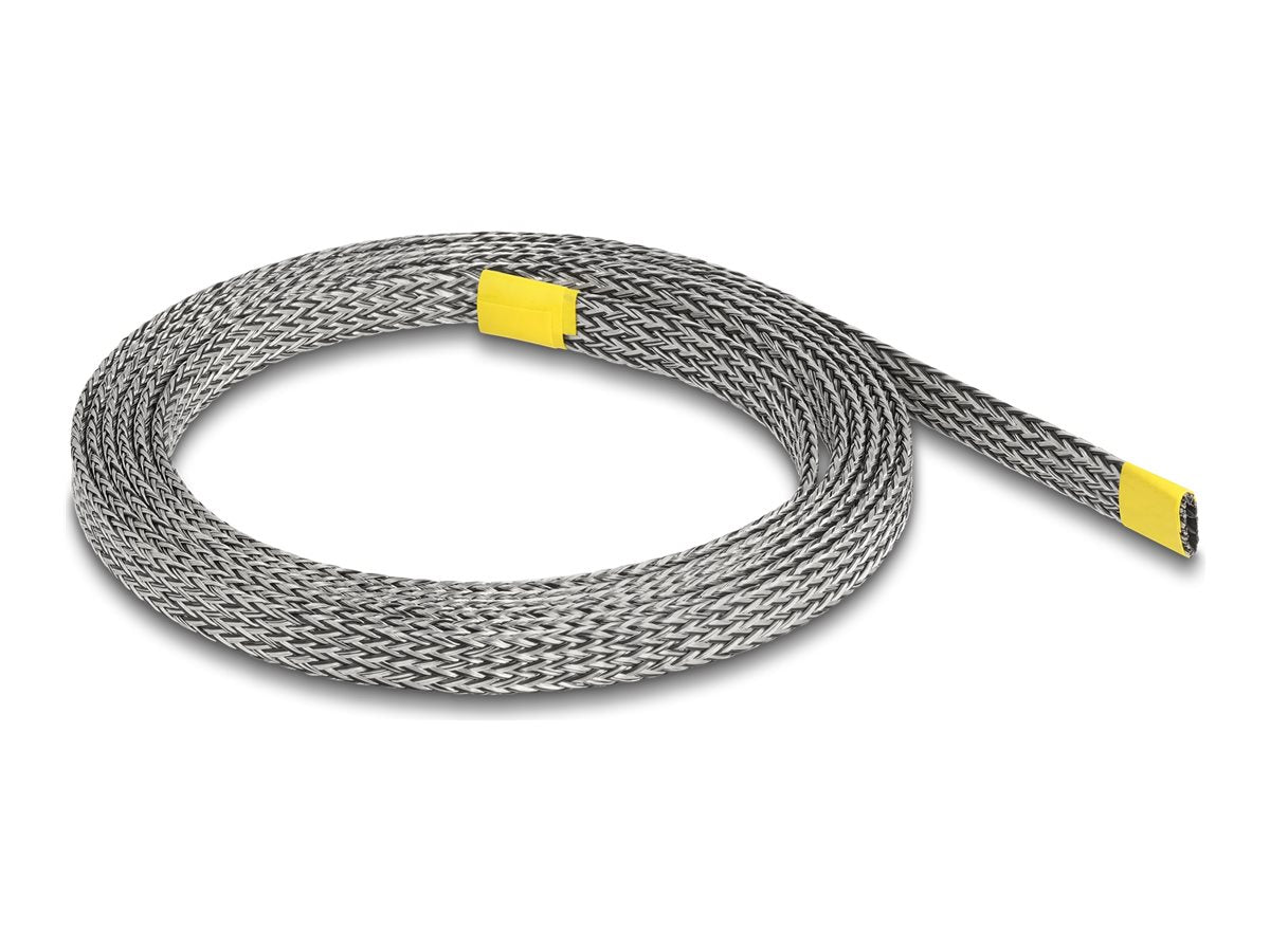 DELOCK Geflechtschlauch zur EMI Abschirmung dehnbar 2m x 10mm - Vorderansicht