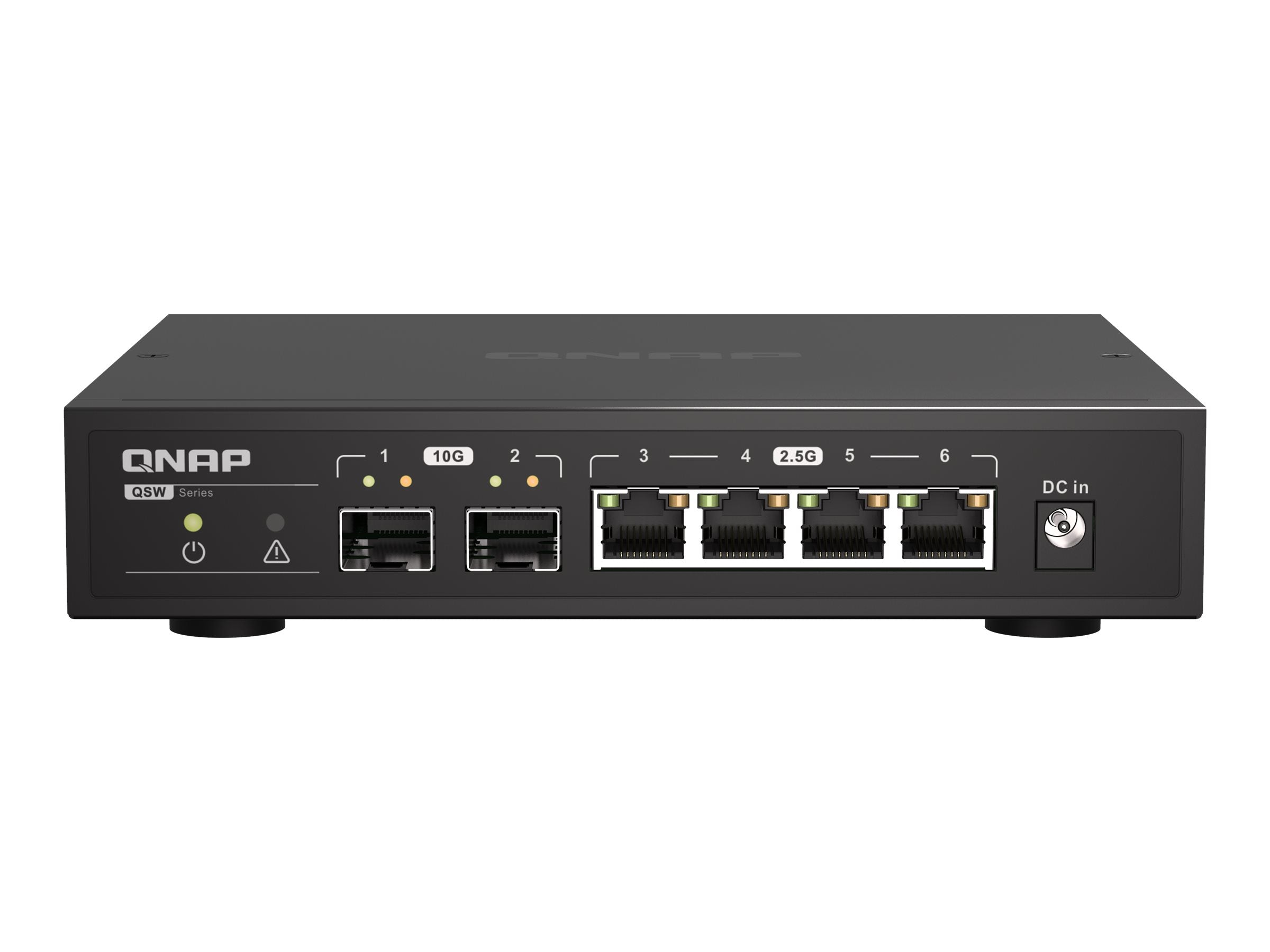 QNAP QSW-2104-2S unmanaged Switch Detailansicht